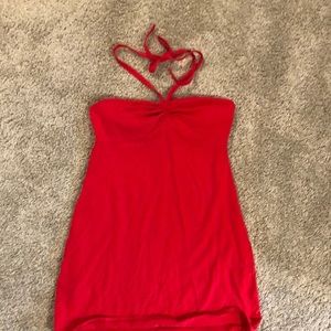 Victoria’s Secret sundress cherry red